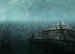 Sunken ship..